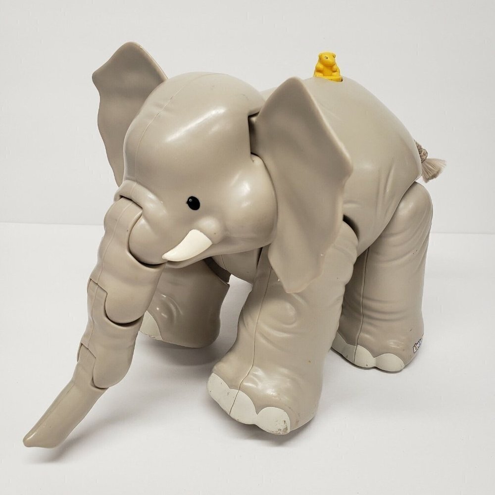 Mattel 9" Little People Large Gray Elephant Sounds Music 2014 Toy